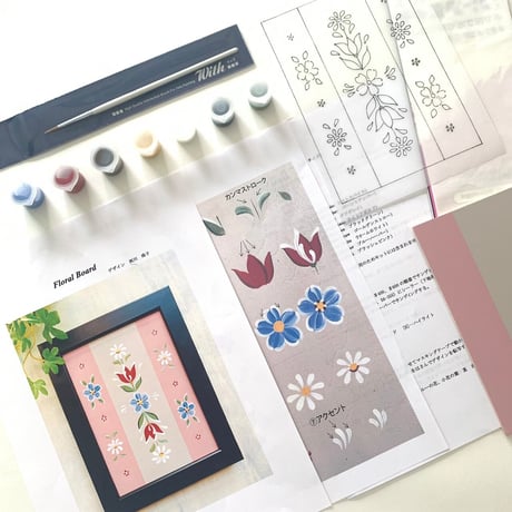 【トールペイント】初心者キット【絵具・筆・動画付き】