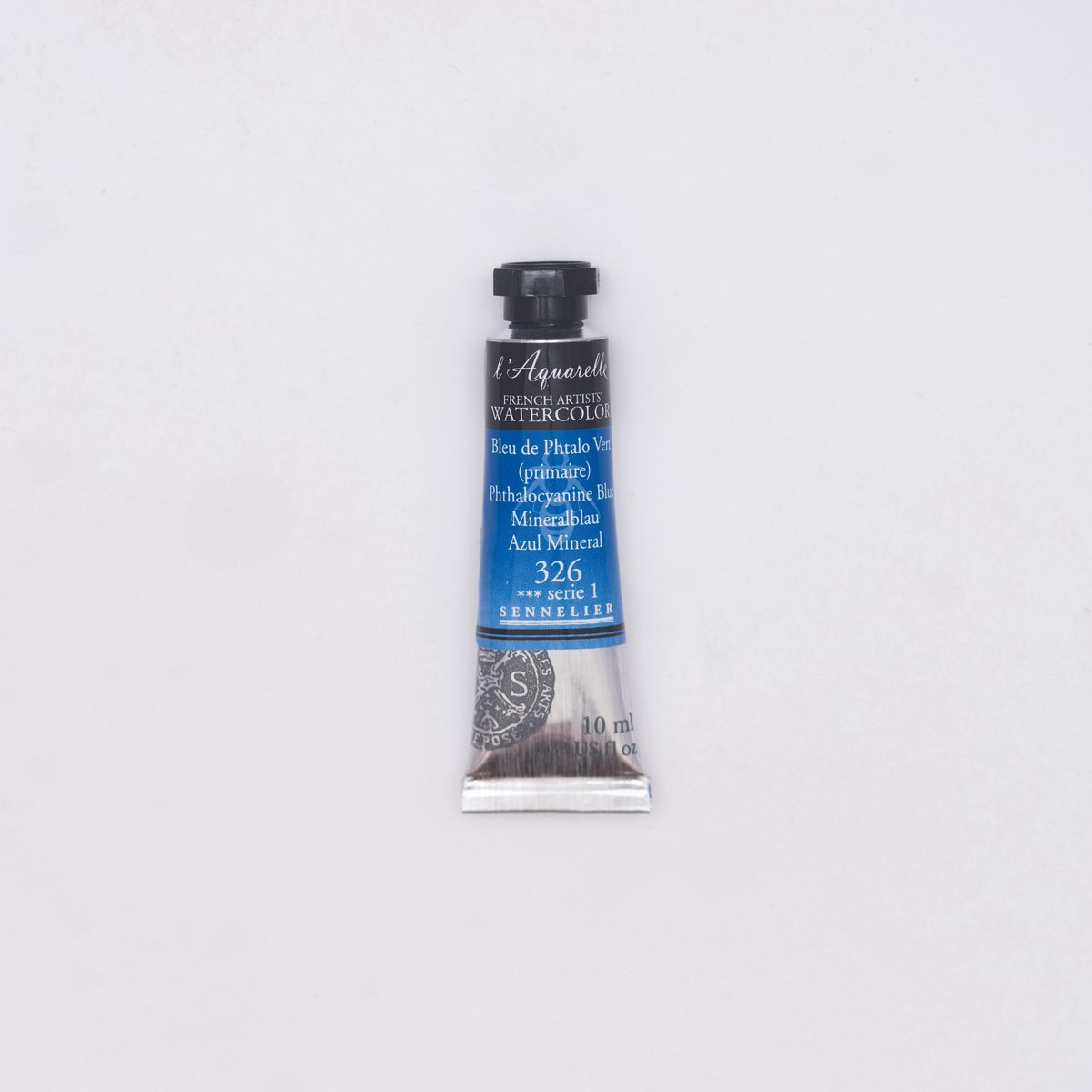 セヌリエ透明水彩絵の具です。 セヌリエ透明水彩絵具 (326)フタロシアニン・ブルー 10ml