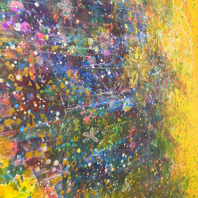 絵画(B1サイズ)「 祝福のリズム 」 | AZUMI KASHIUCHI online shop