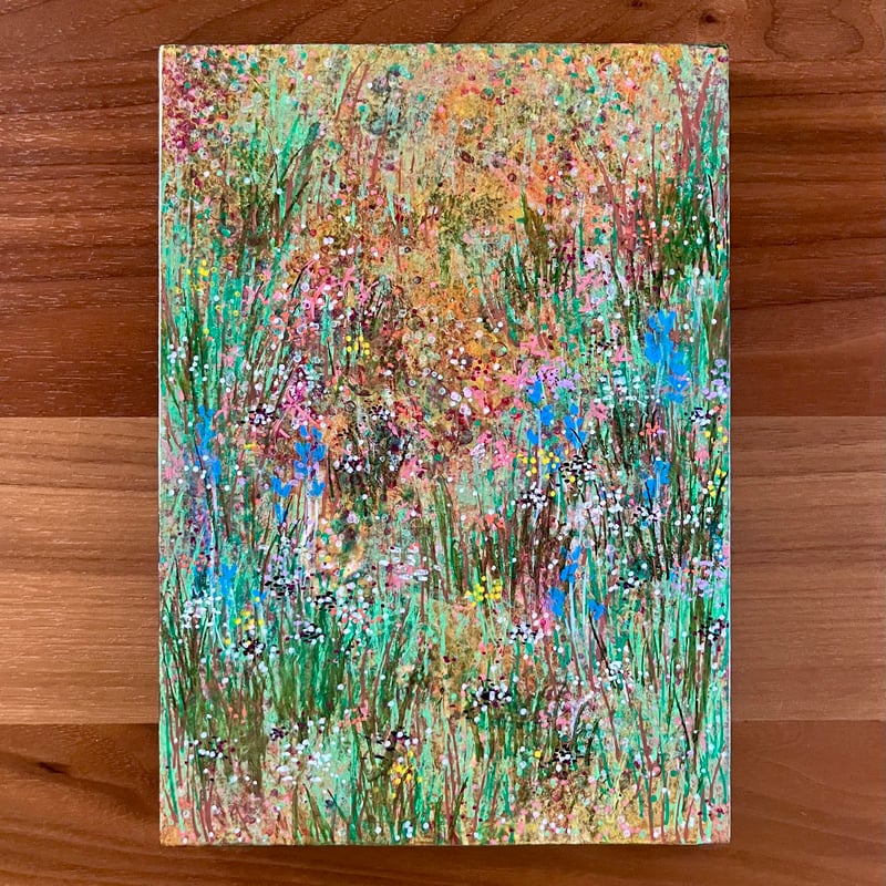 作家さんの絵画 カラフル動物にほのぼの 画家AKiさん個展、六甲山上のレストラン