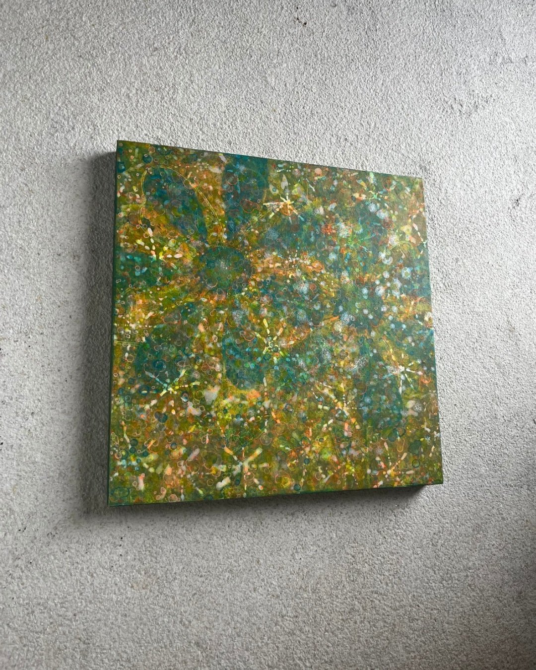 【S3号】私だけが持つノイズとエネルギーのアート作品【一点物】 触れる絵画(S3サイズ)「 ことづての灯 」 | AZUMI KASHIUCHI online