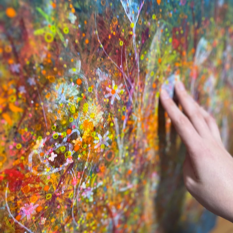 触れる絵画(S10サイズ)「 MAgic HOUr 」 | AZUMI KASHIUCHI o