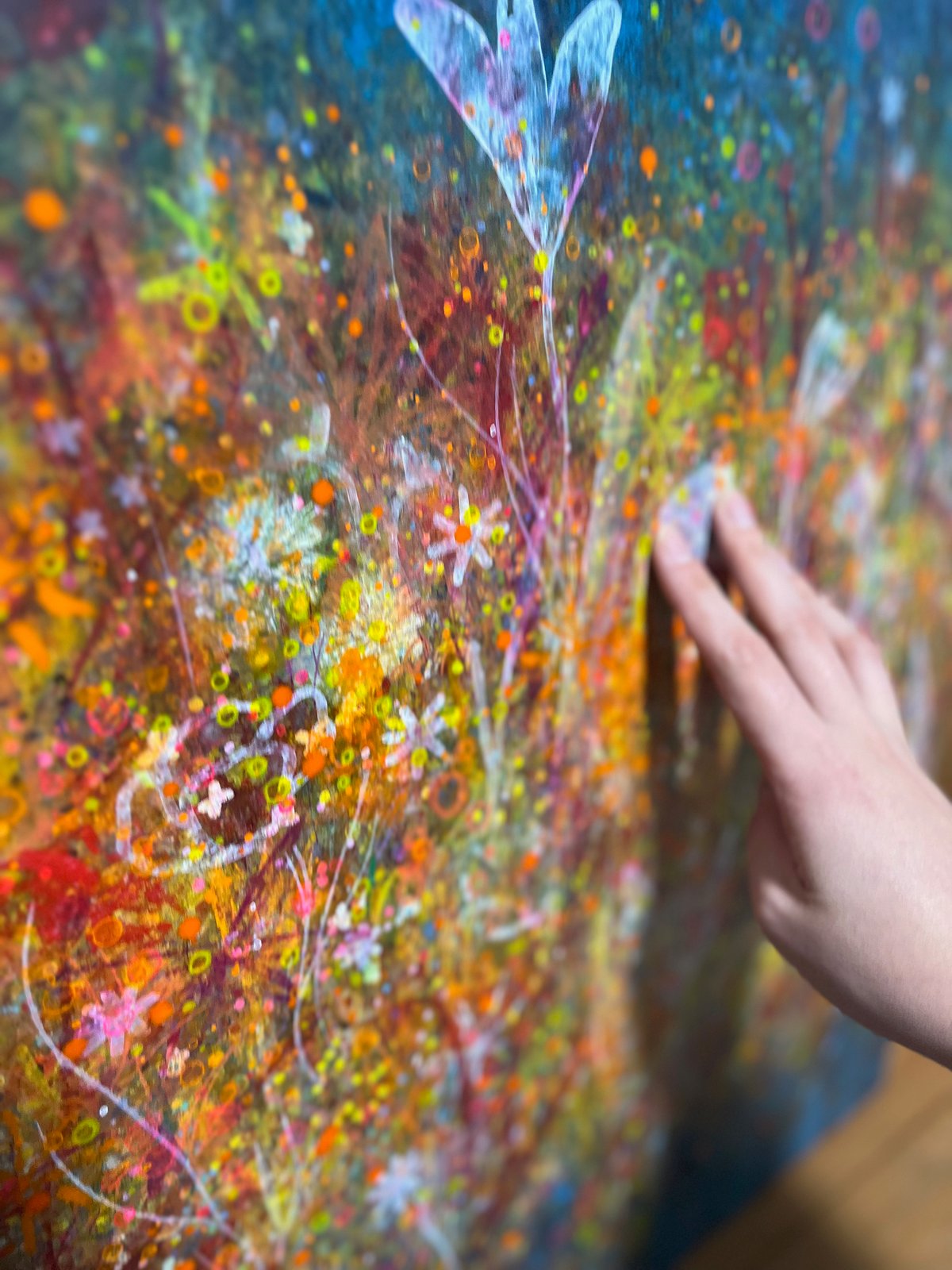 触れる絵画(S10サイズ)「 MAgic HOUr 」 | AZUMI KASHIUCHI o