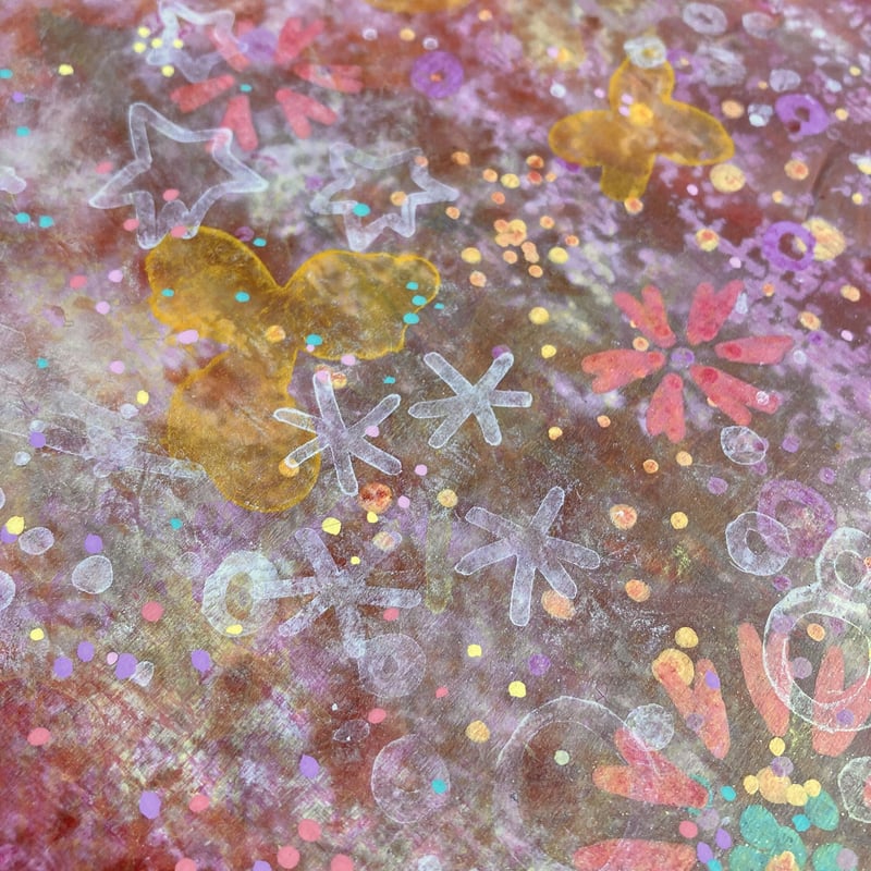 こまち 絵画５点 触れる絵画(B5サイズ)「 komachi 」 | AZUMI KASHIUCHI onlin