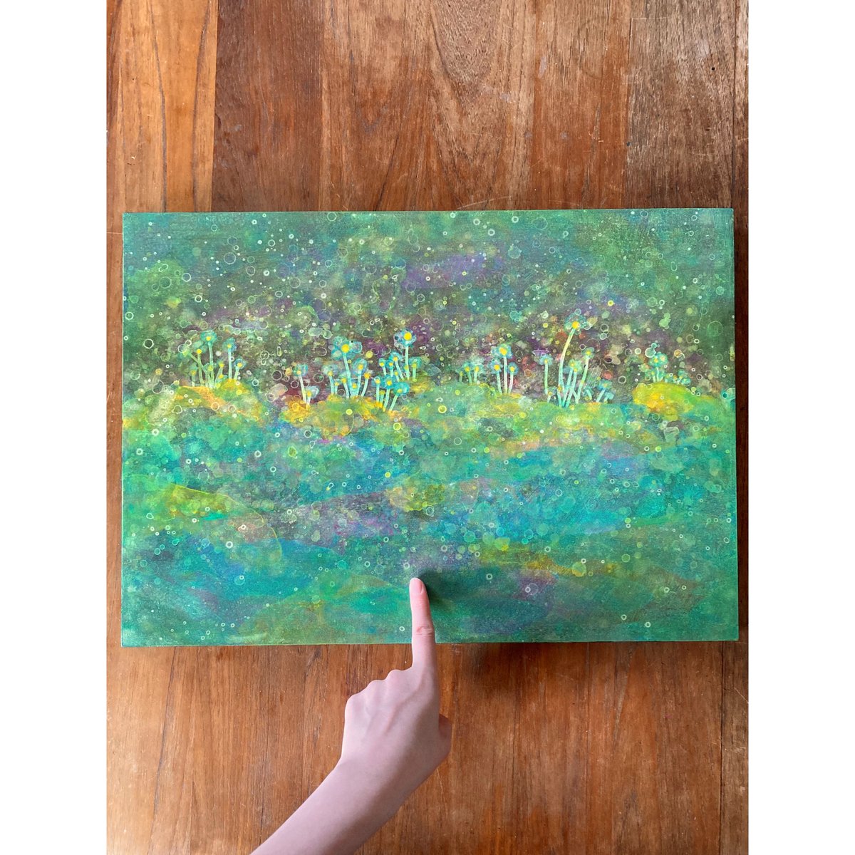 触れる絵画(B3サイズ)「 すみか 」 | AZUMI KASHIUCHI online shop