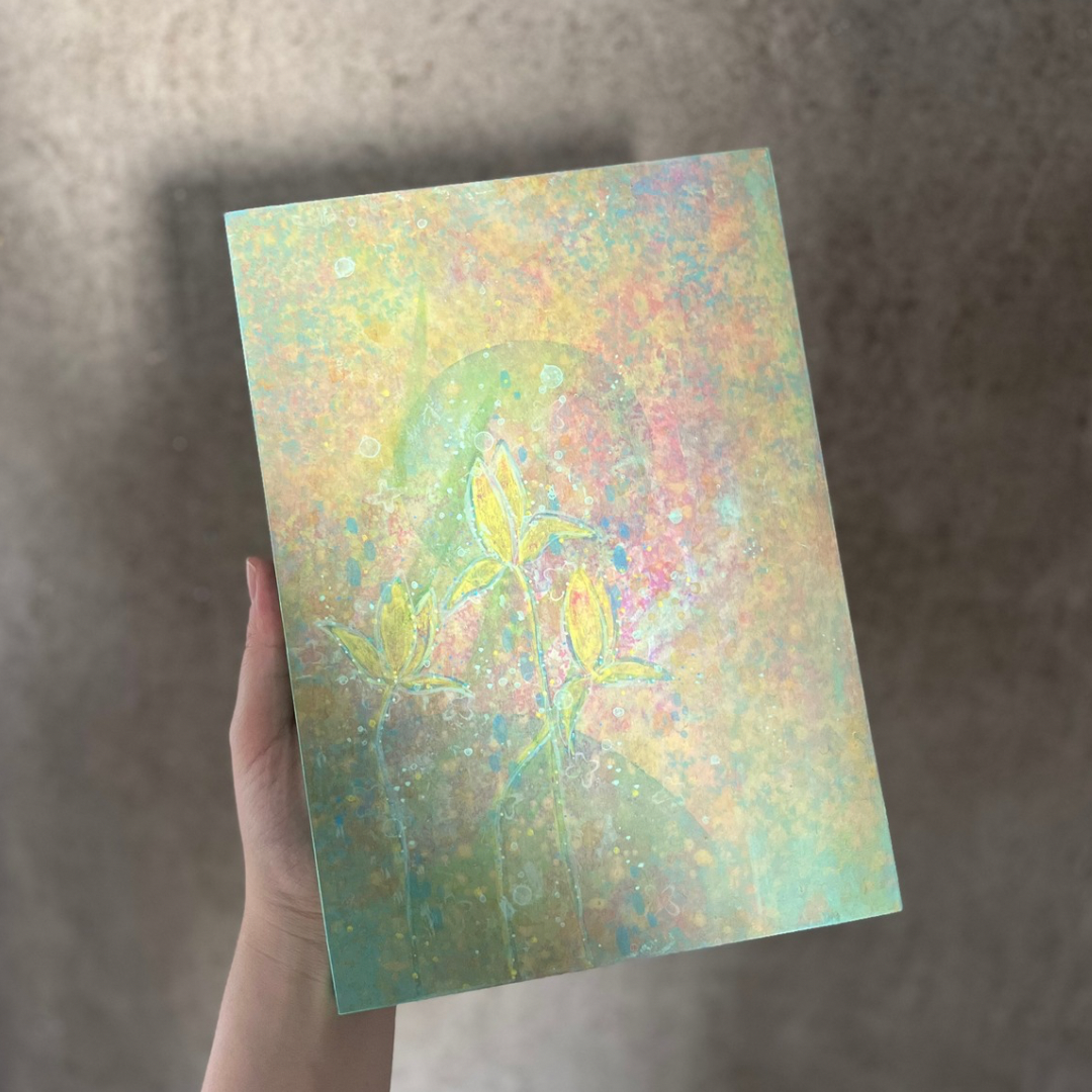 触れる絵画(B5サイズ)「 Quiet Pride 」 | AZUMI KASHIUCHI o