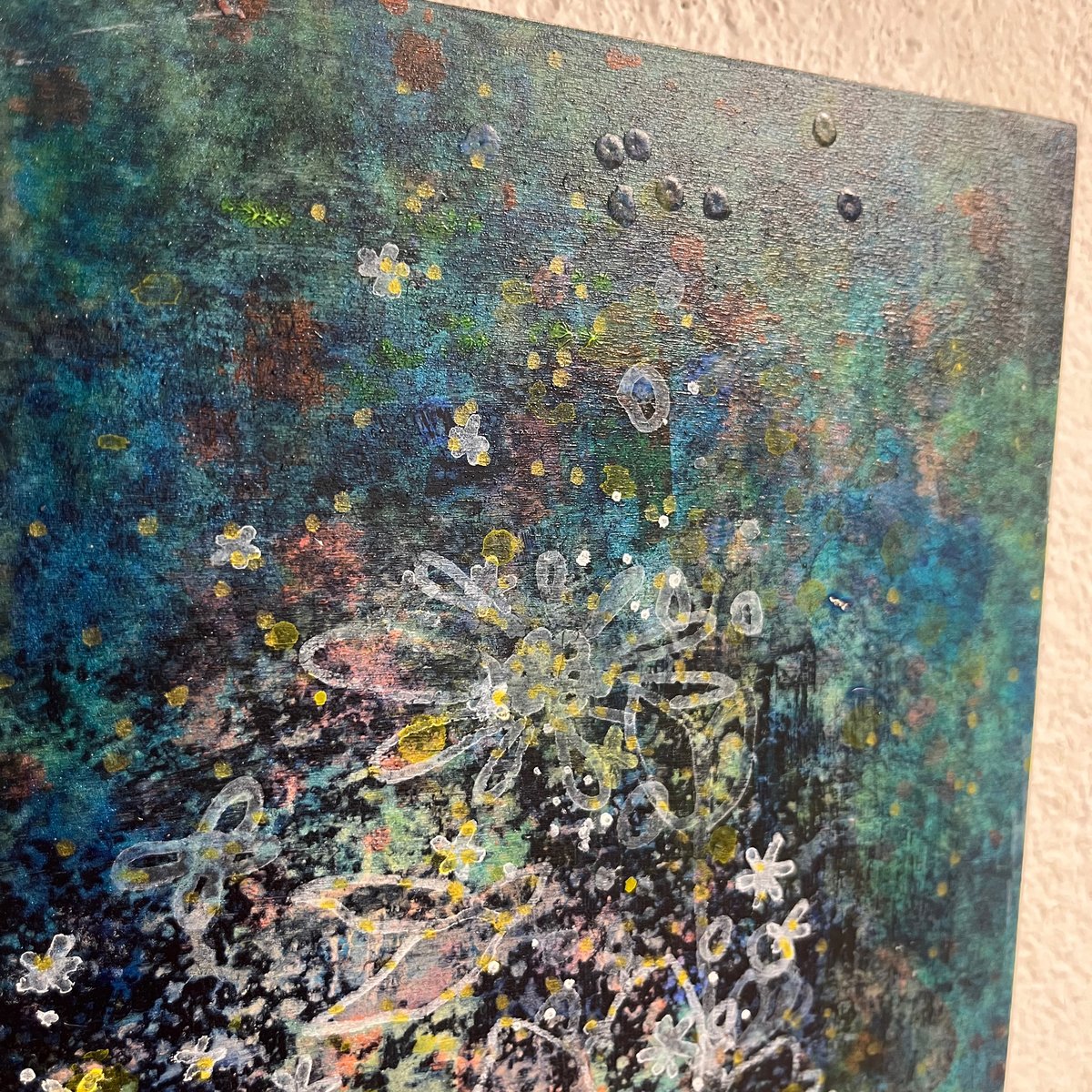 絵画 Painting 触れる絵画(B5サイズ)「 クオリアの花 」 | AZUMI KASHIUCHI online