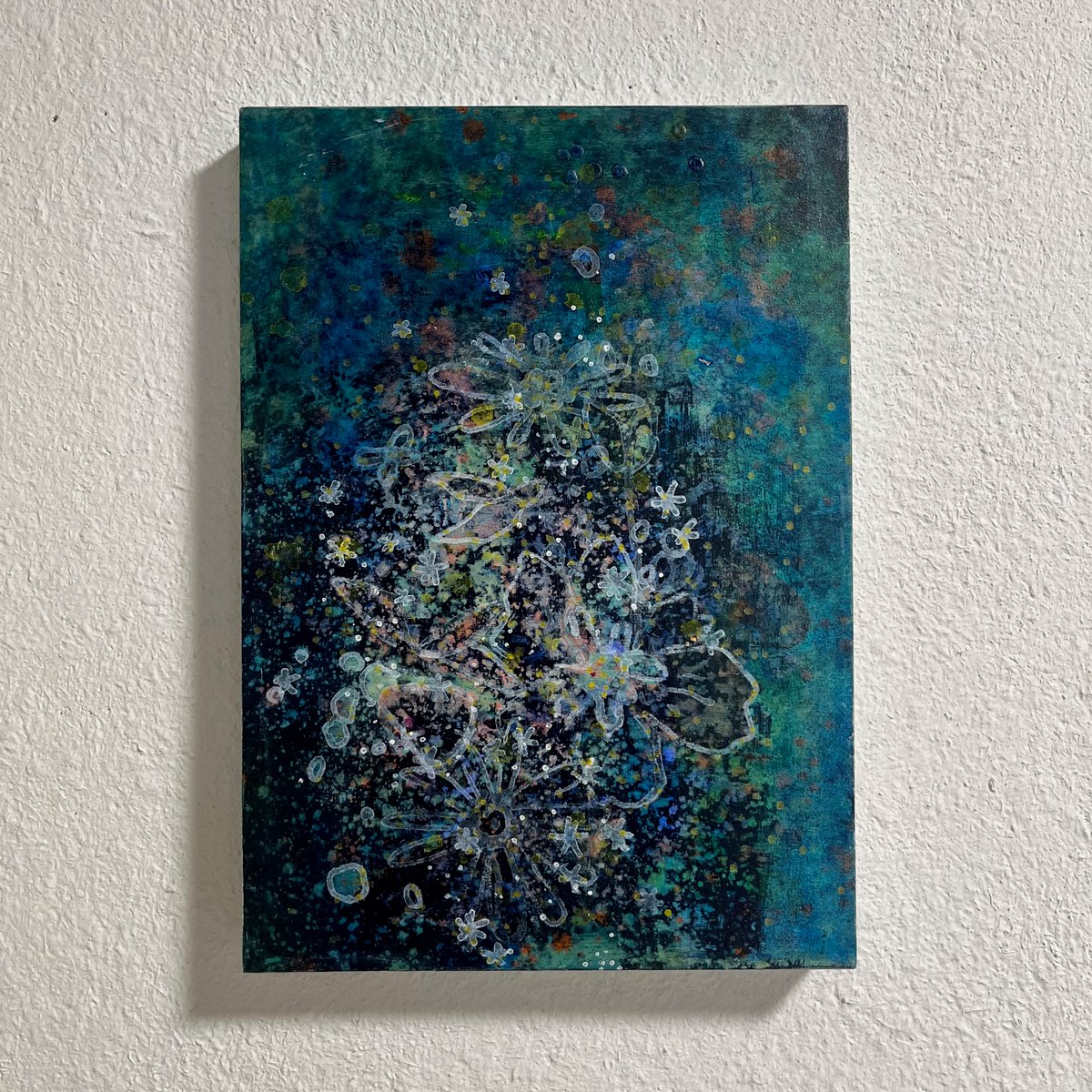 花 絵画 触れる絵画(B5サイズ)「 クオリアの花 」 | AZUMI KASHIUCHI online