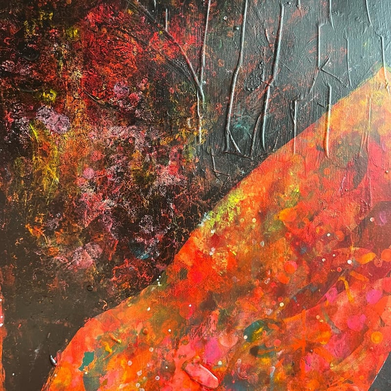 絵画 触れる絵画(S10サイズ)「 本懐 」 | AZUMI KASHIUCHI online shop
