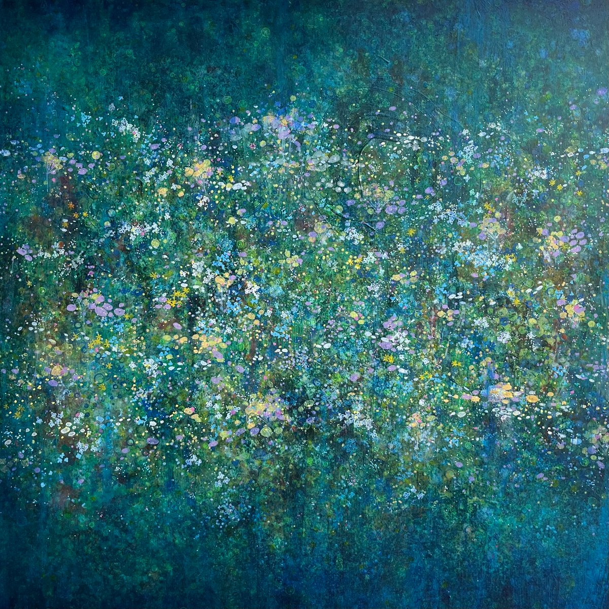 触れる絵画(S10サイズ)「 花のことづけ 」 | AZUMI KASHIUCHI onlin