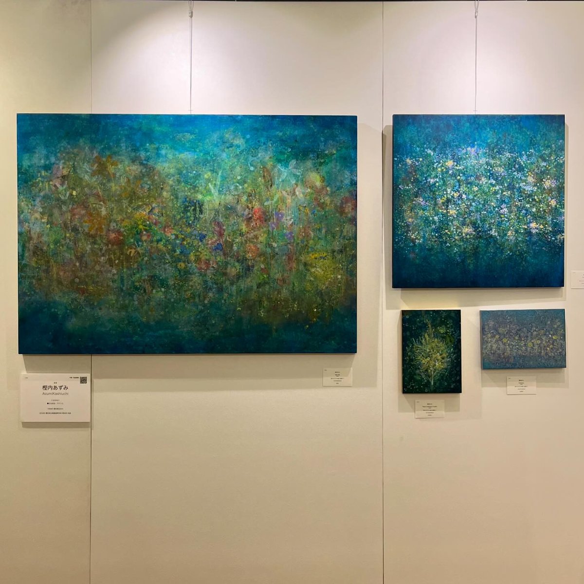 触れる絵画(S10サイズ)「 花のことづけ 」 | AZUMI KASHIUCHI onlin