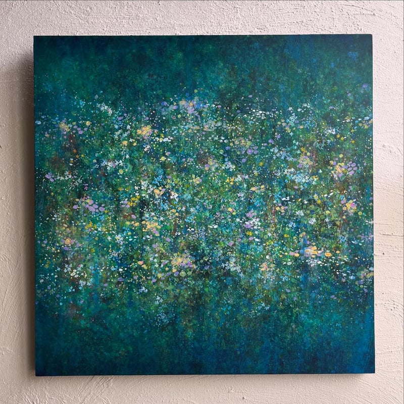 触れる絵画(S10サイズ)「 花のことづけ 」 | AZUMI KASHIUCHI onlin