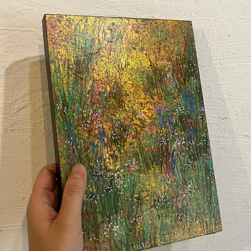 触れる絵画(B5サイズ)「 いつものこがね 」 | AZUMI KASHIUCHI onlin