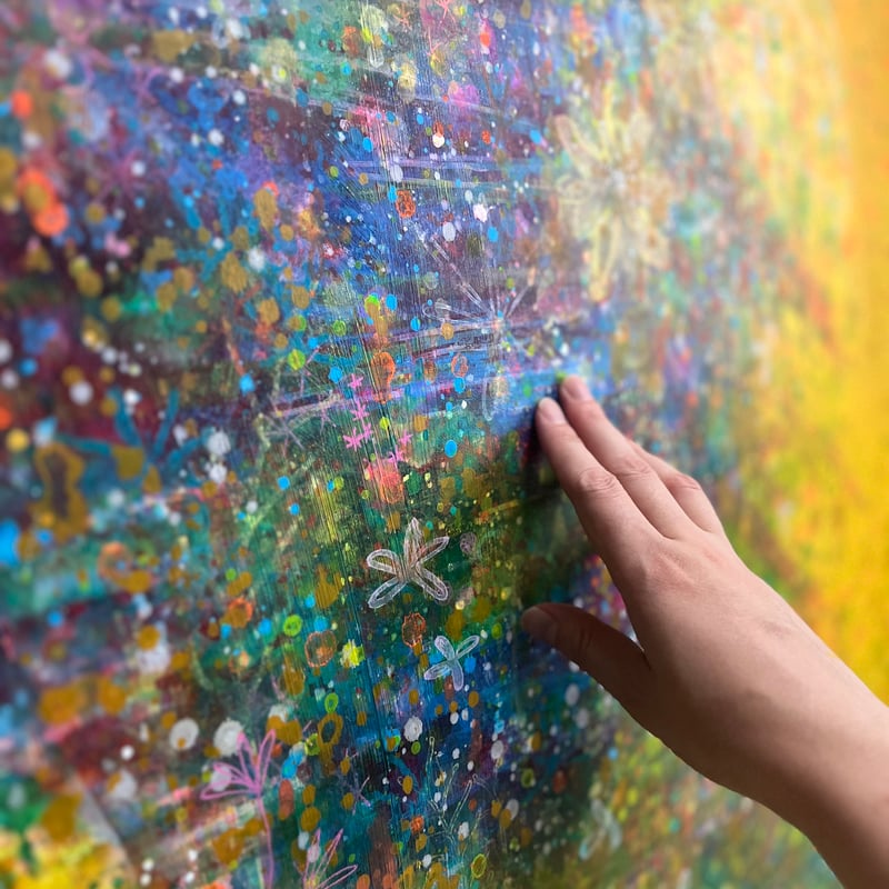 絵画(B1サイズ)「 祝福のリズム 」 | AZUMI KASHIUCHI online shop