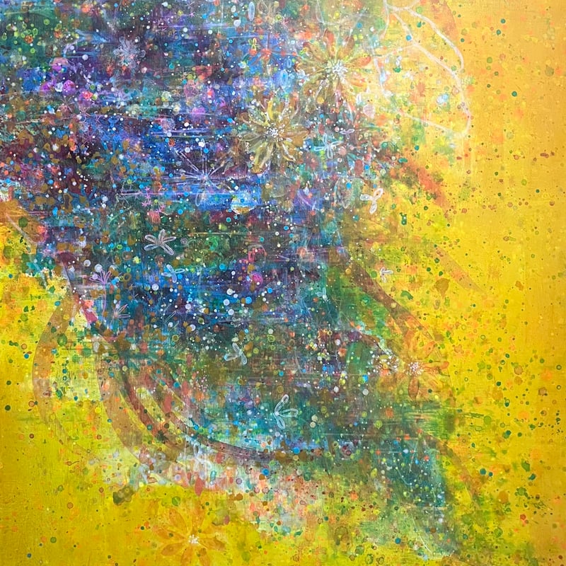 絵画(B1サイズ)「 祝福のリズム 」 | AZUMI KASHIUCHI online shop
