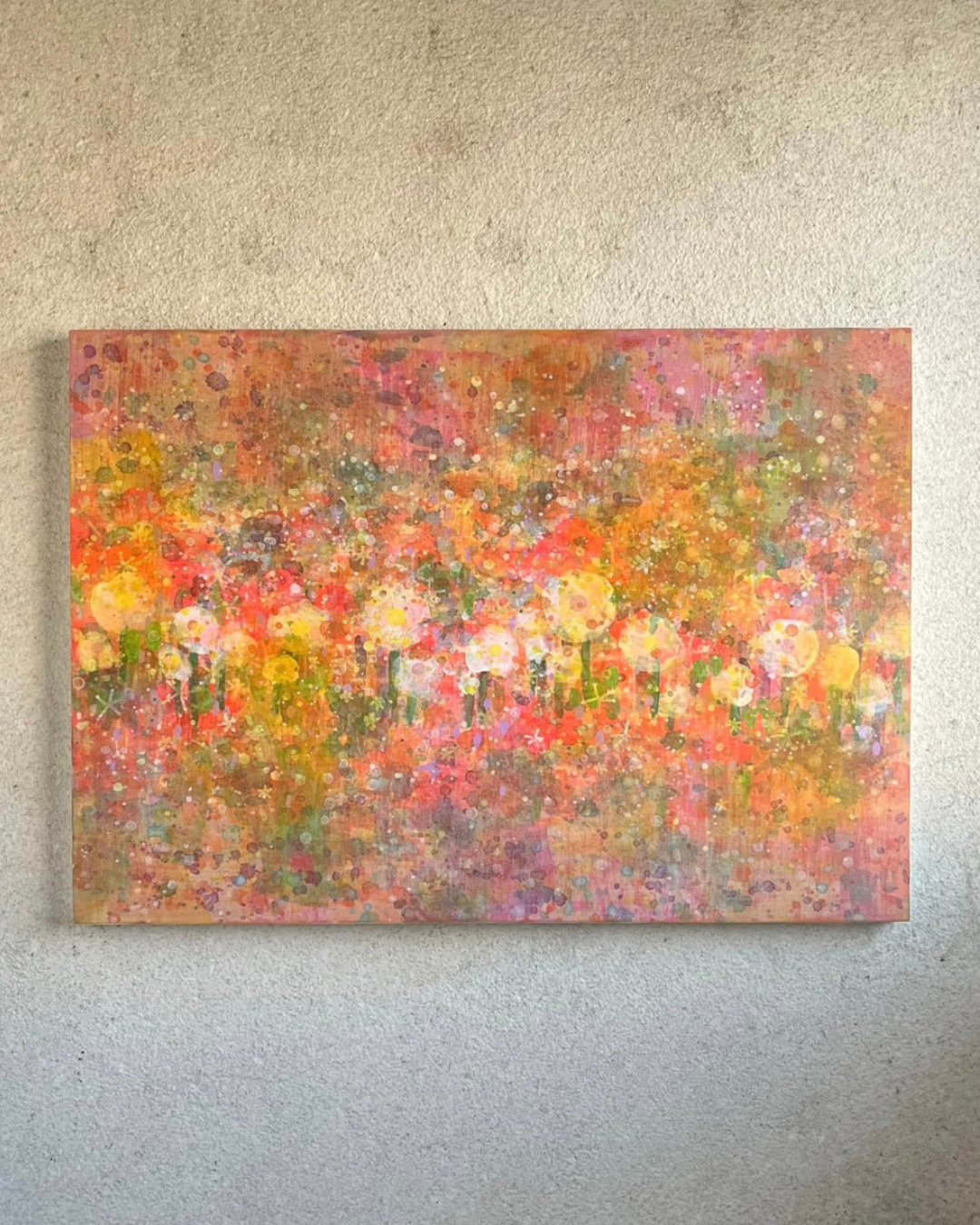 触れる絵画(B3サイズ)「 ひだまりのにわ 」 | AZUMI KASHIUCHI onlin