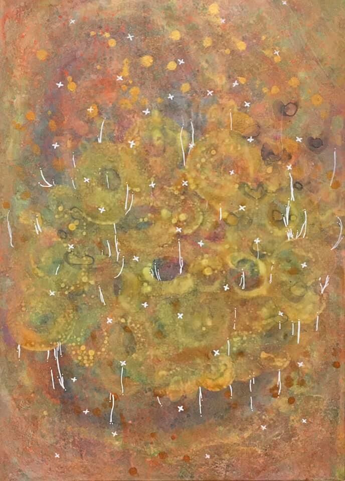 触れる絵画(B3サイズ)「 hibi」 | AZUMI KASHIUCHI online shop
