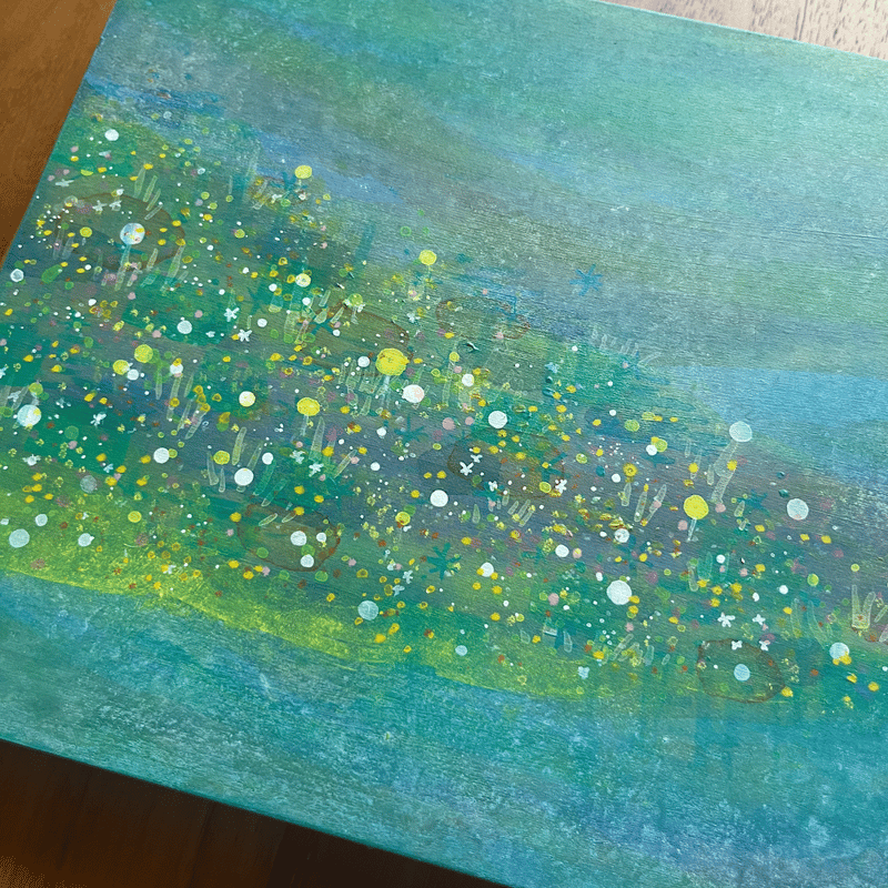 触れる絵画(B5サイズ)「 Flora's Little Pocket 」 | AZUMI K