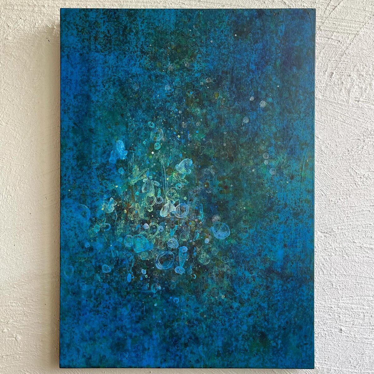 絵画　『うつつ』　アクリル画　原画 触れる絵画(A3サイズ)「 いまうつつ 」 | AZUMI KASHIUCHI online