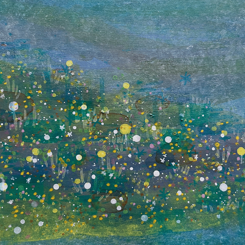 触れる絵画(B5サイズ)「 Flora's Little Pocket 」 | AZUMI K