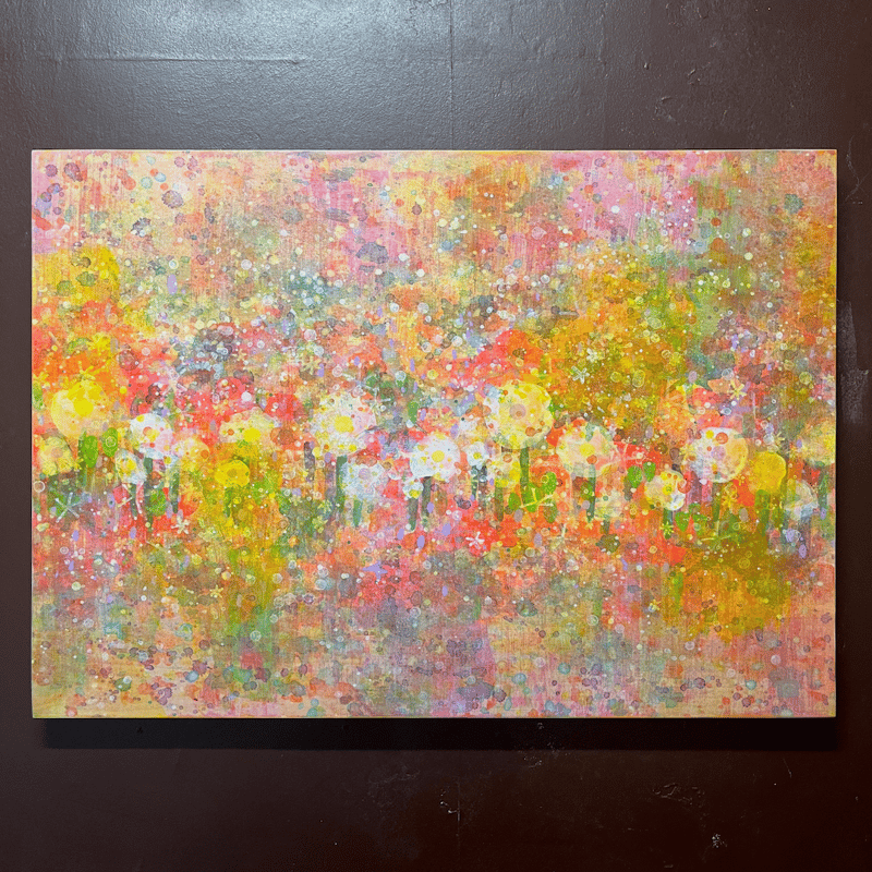 触れる絵画(B3サイズ)「 ひだまりのにわ 」 | AZUMI KASHIUCHI onlin