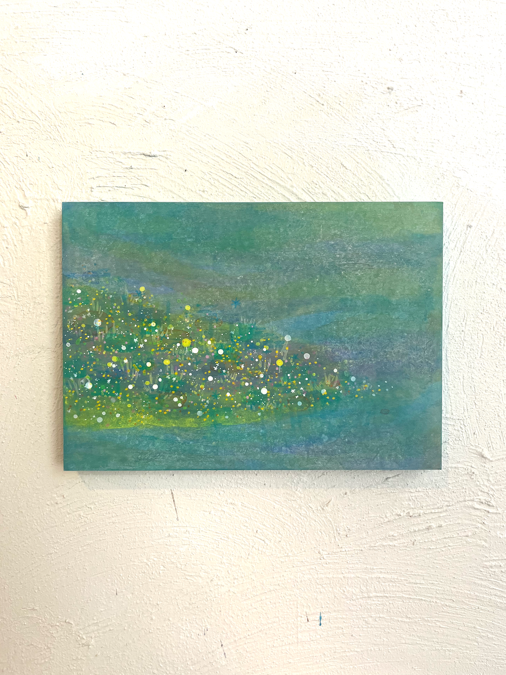 アクリル画 触れる絵画(B5サイズ)「 Flora's Little Pocket 」 | AZUMI K