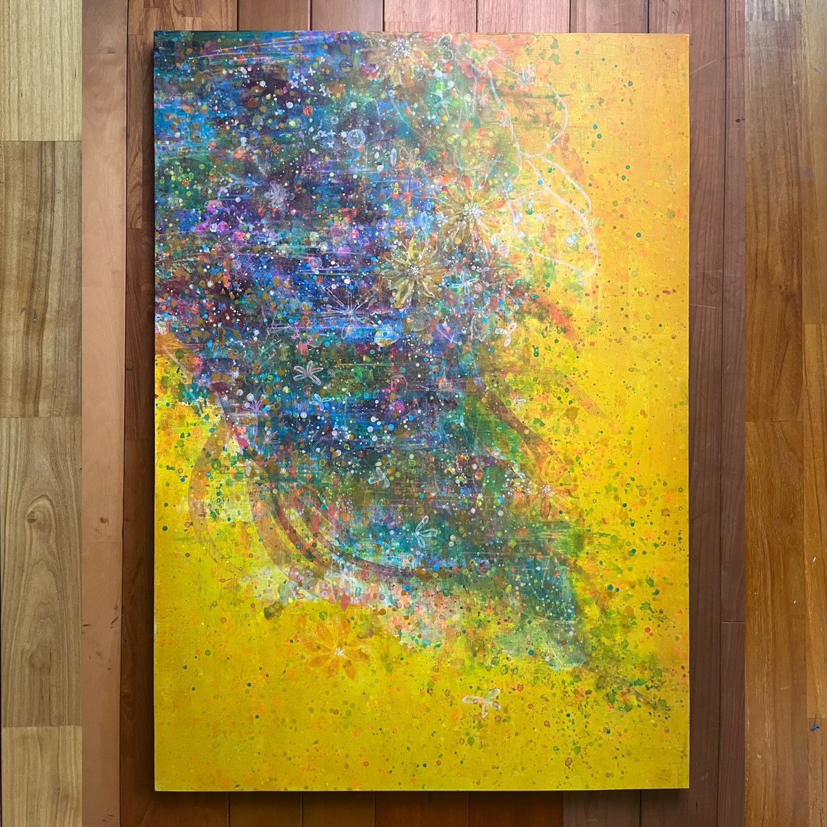 絵画(B1サイズ)「 祝福のリズム 」 | AZUMI KASHIUCHI online shop