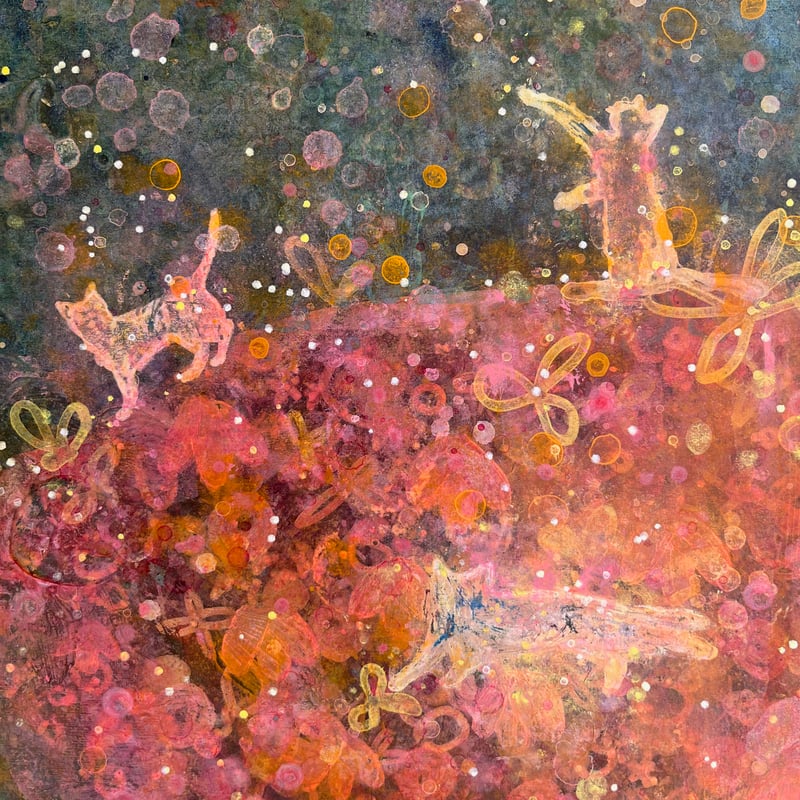 触れる絵画(B3サイズ)「 かわいいのくに 」 | AZUMI KASHIUCHI