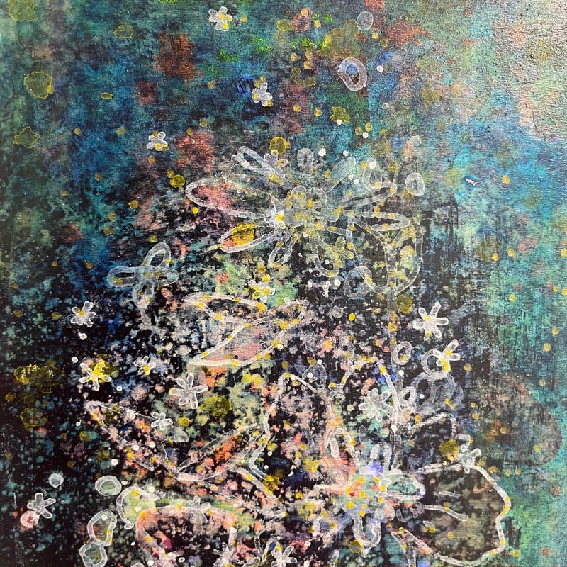 触れる絵画(B5サイズ)「 クオリアの花 」 | AZUMI KASHIUCHI online