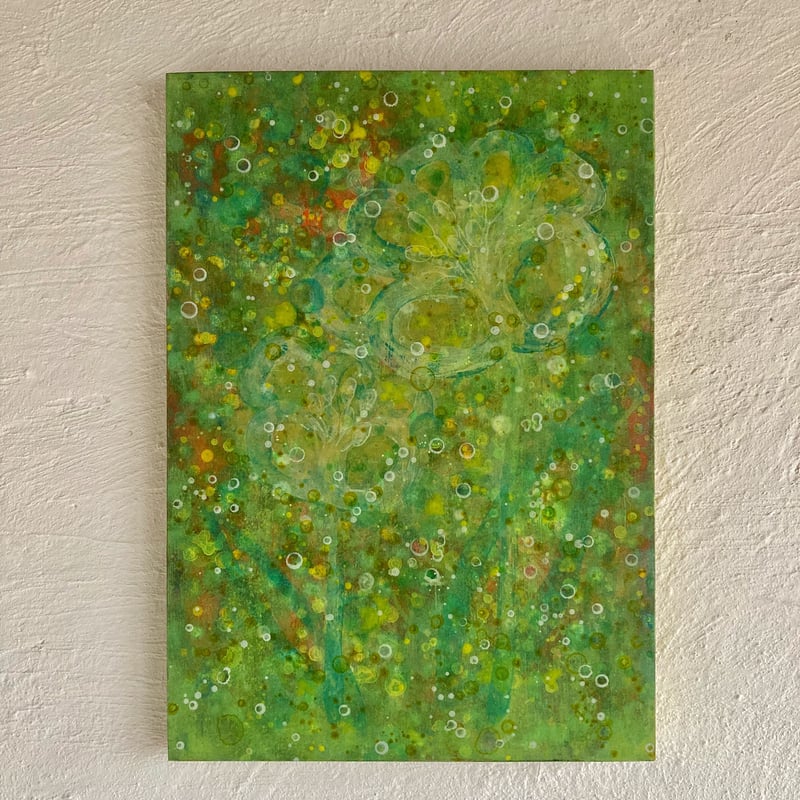 ニカラグア ソレンチナメ絵画 ① Onigiriman「Galactic Sparkling Nigichan（G.S.N）」ジークレー