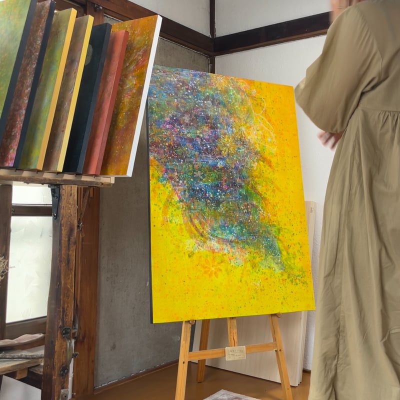 絵画(B1サイズ)「 祝福のリズム 」 | AZUMI KASHIUCHI online shop