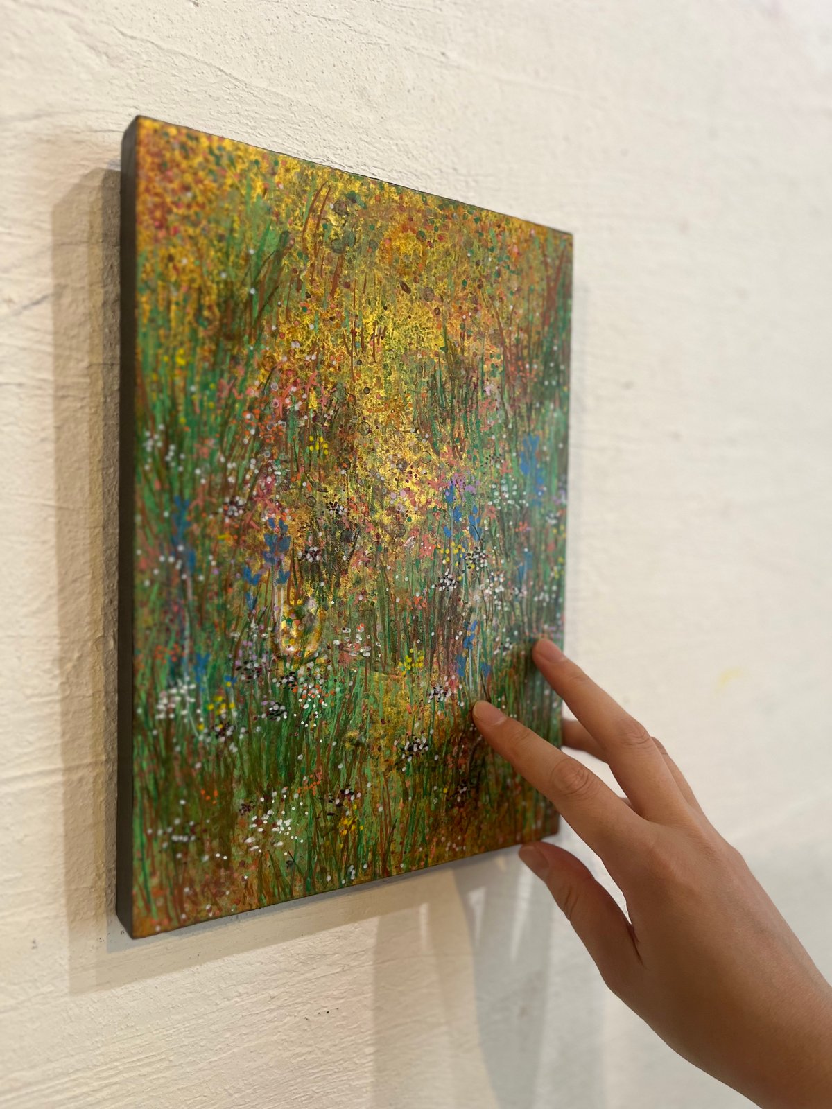 触れる絵画(B5サイズ)「 いつものこがね 」 | AZUMI KASHIUCHI onlin