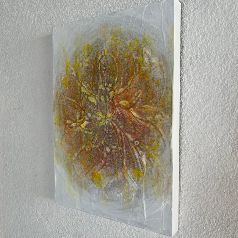 触れる絵画(B5サイズ)「 記憶のカルデラ 」 | AZUMI KASHIUCHI onlin