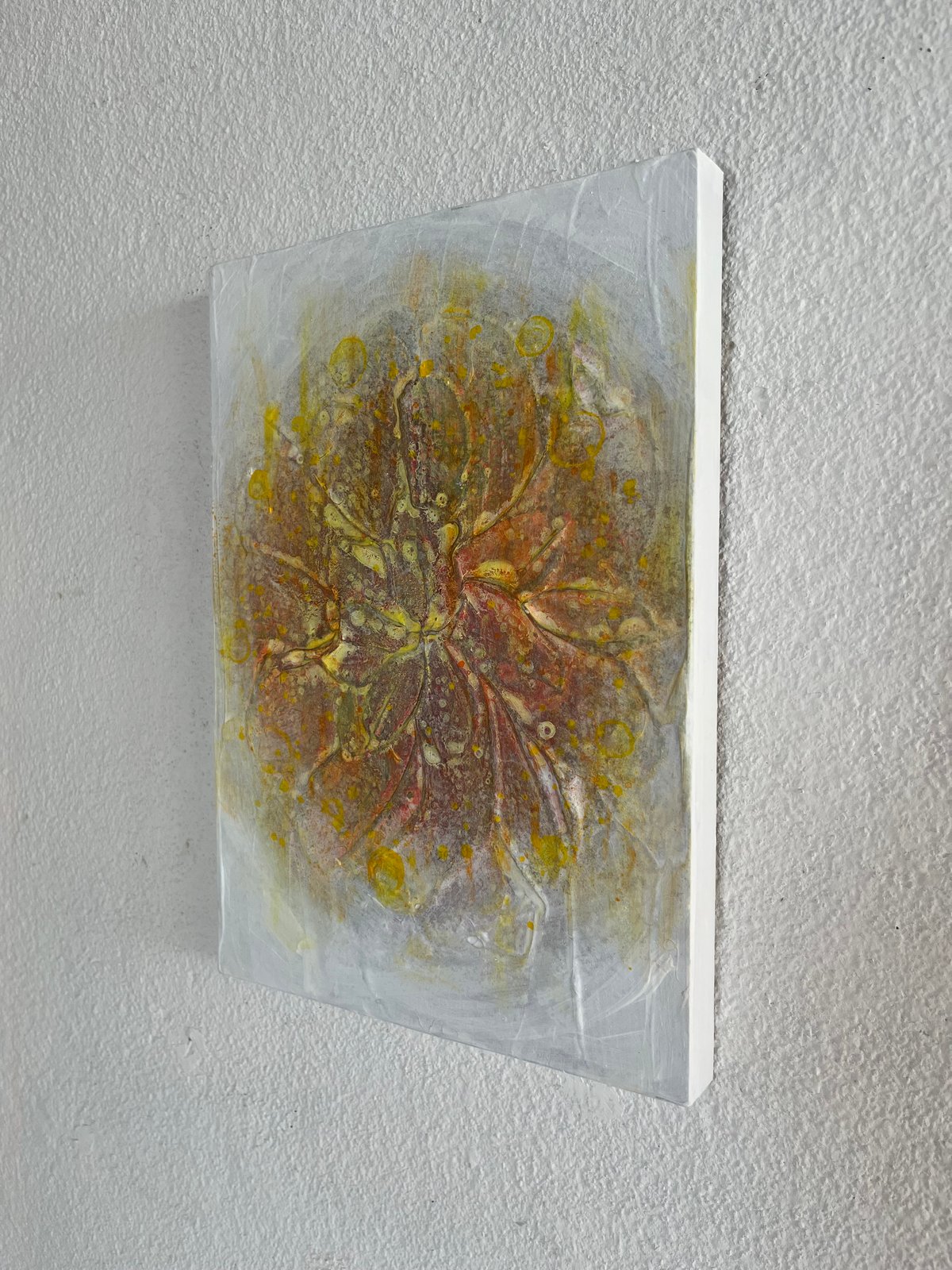 触れる絵画(B5サイズ)「 記憶のカルデラ 」 | AZUMI KASHIUCHI onlin