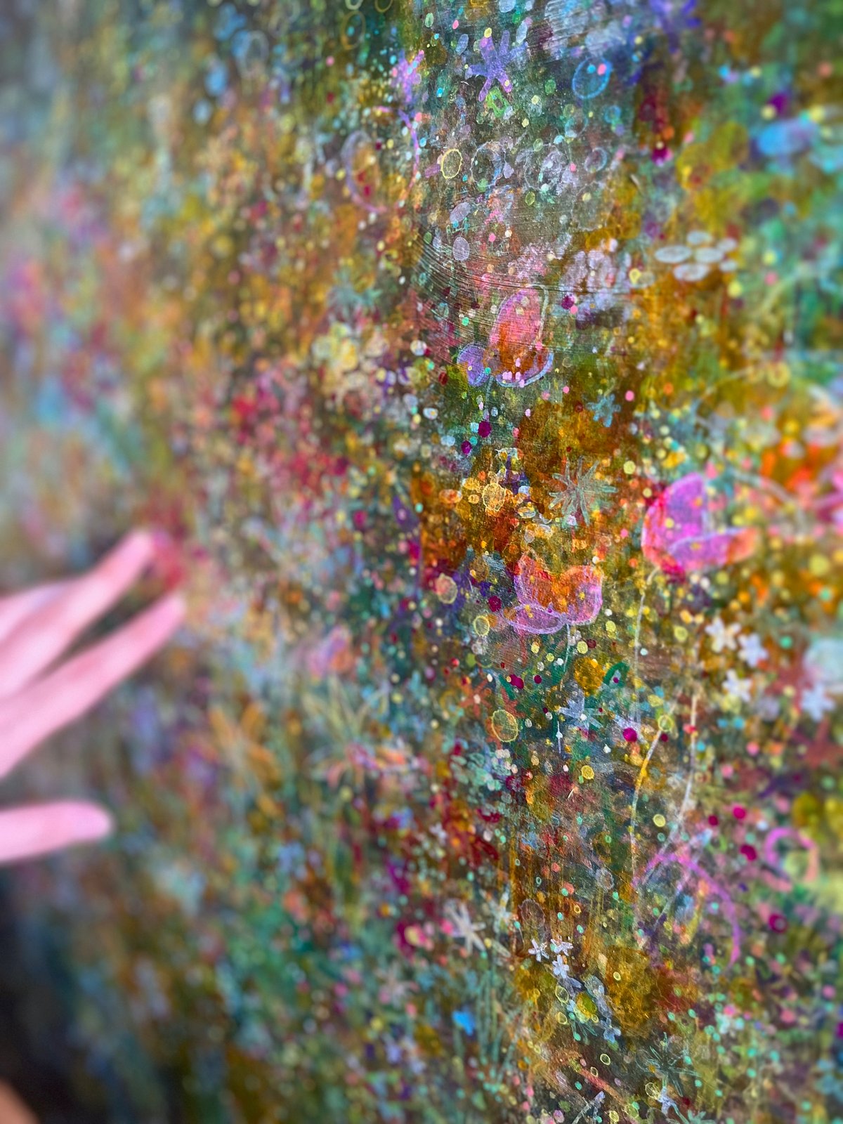 レンタル中]絵画(B1サイズ)「 みちのほほえみ 」 | AZUMI KASHIUCHI o