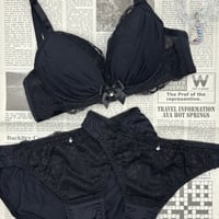 ワンカラークラシカル３点セットブラ［サイズ：B65～D75/E65～F75］［ブラック］5011
