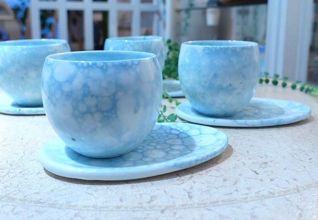 ※まきりん※激レア【新品未使用】新品未使用 日本統一 グッズ 灰皿 猫の恩返し ヤミーなガラスミニ皿 おさかなのクッキー | どんぐり