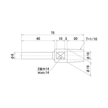 段付チップ　DT8-1675-40-1-SA