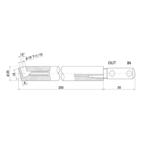 T型チップホルダー　TTH15-25250-10-1