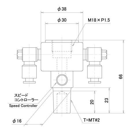 ナット付け用ウォータージャケットホルダー　PN-WJ-H1-2