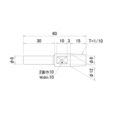 段付チップ　DT8-1260-30-1-SA