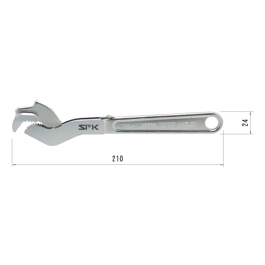 スピードレンチ ユニバーサルスピードレンチ 9-22mmの通販｜ソケットレンチ｜作業工具