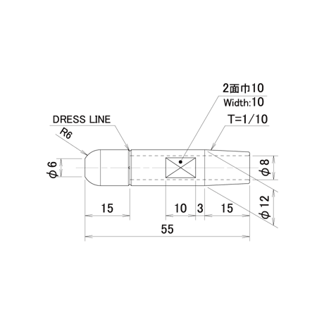 ストレートチップ　SD-1255-1-SA