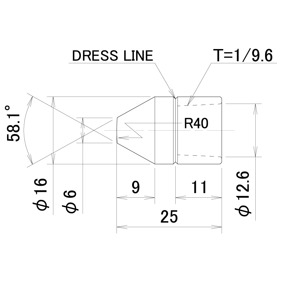 【5点】●チップ・サイズ・デザイン変更6●TC2重●1点カラー変更●フラット加工 キャップチップ P-1625-C | SMK Online Shop