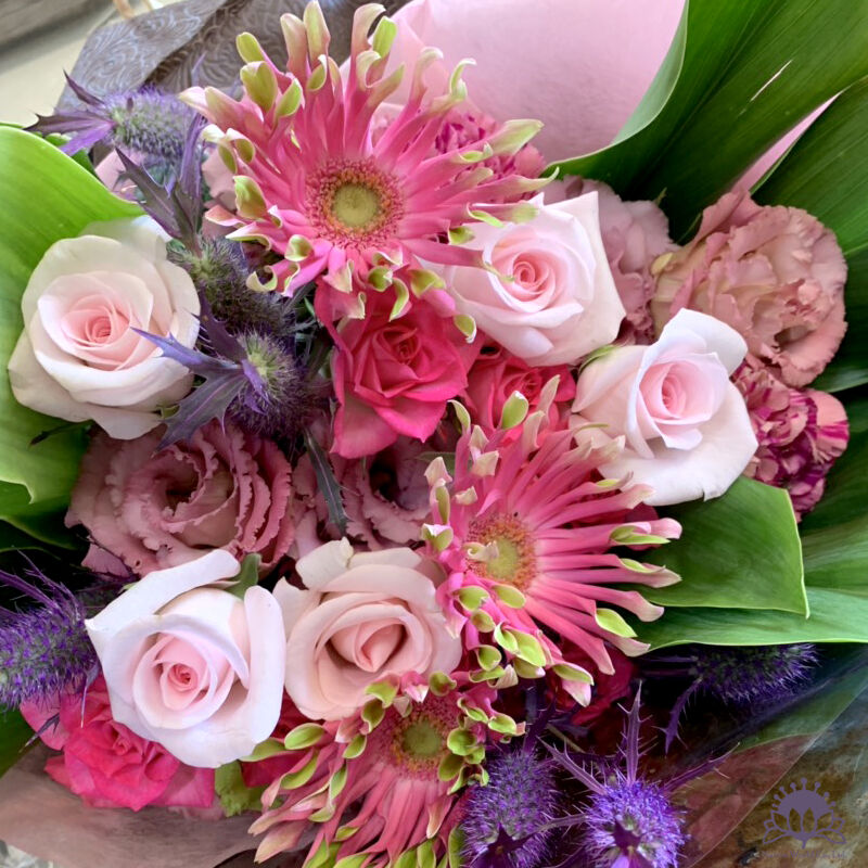 花束・ブーケ】ピンクピンクグリーン | ネイティブの花屋