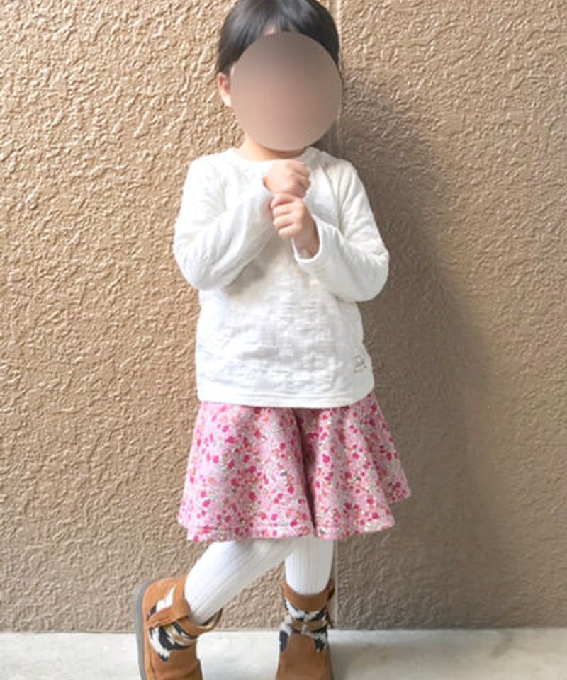 フレア&ギャザーキュロット 100size | milimili フレア&ギャザーキュロット 100size | milimili