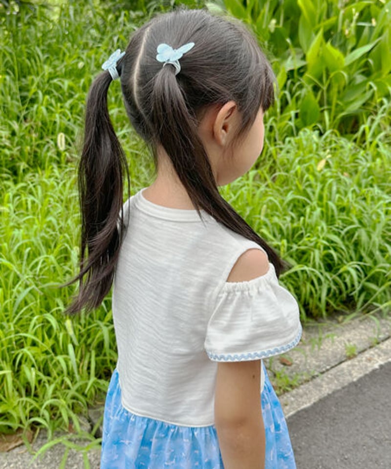 オープンショルダーT＆ワンピースセット 130size | milimili download