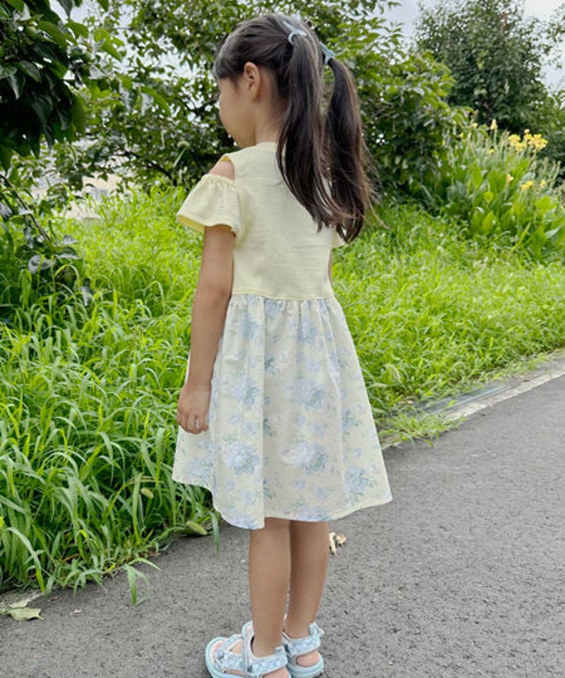 オープンショルダーT＆ワンピースセット 130size | milimili download