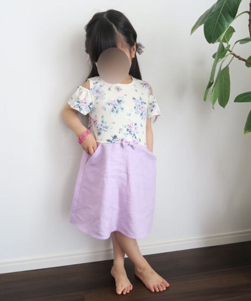 オープンショルダーT＆ワンピースセット 130size | milimili download
