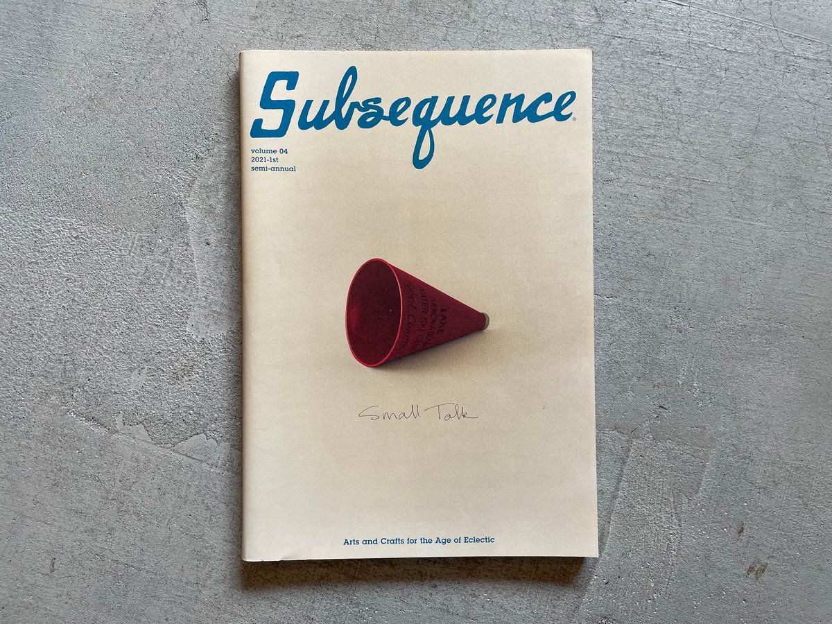 古本] Subsequence Magazine Vol.4 2021-1st | HUT